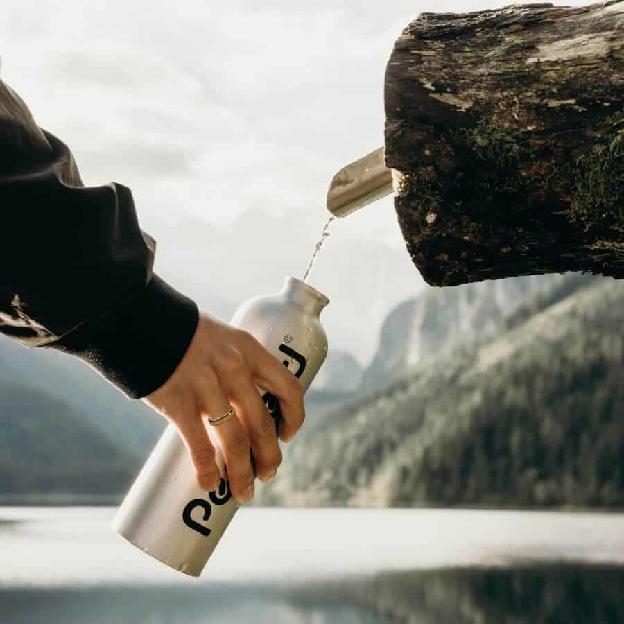 Remplir la bouteille d'eau