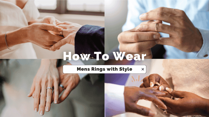 comment porter une bague pour homme avec style