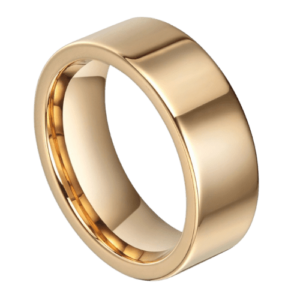 bague en or pour hommes pour anniversaire de mariage bande de fiançailles poli 6mm 8mm tungstène dans toutes les tailles design moderne traditionnel