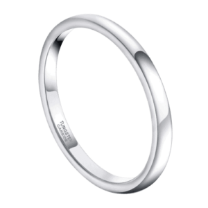 bague en argent pour hommes, style moderne et fin, polie de 4 mm, parfaite pour un anniversaire de mariage, des fiançailles ou une bague de promesse dans toutes les tailles
