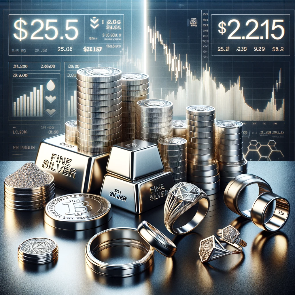 évolution du prix des bagues en argent au fil du temps