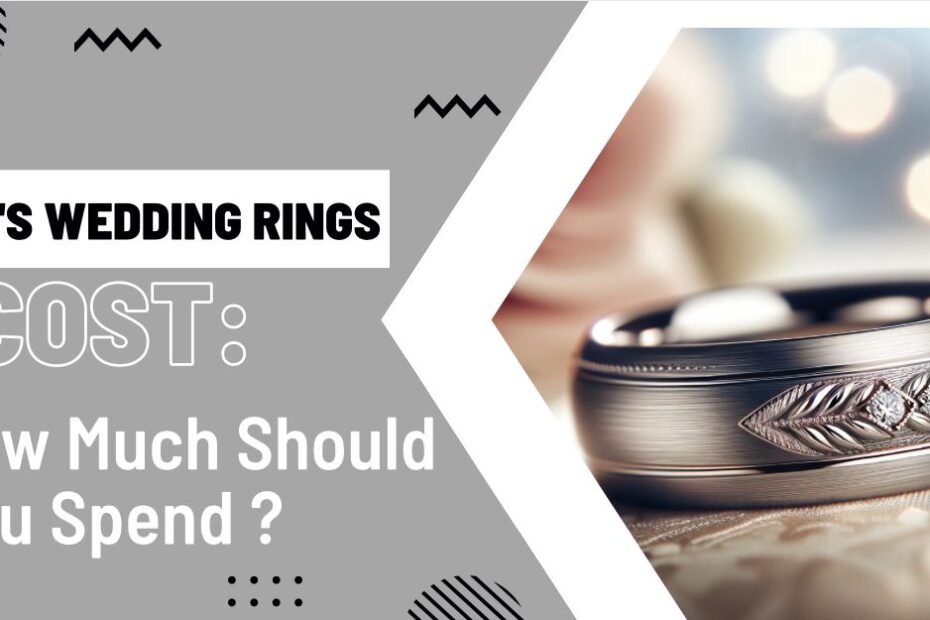 Coût de la bague de mariage pour hommes