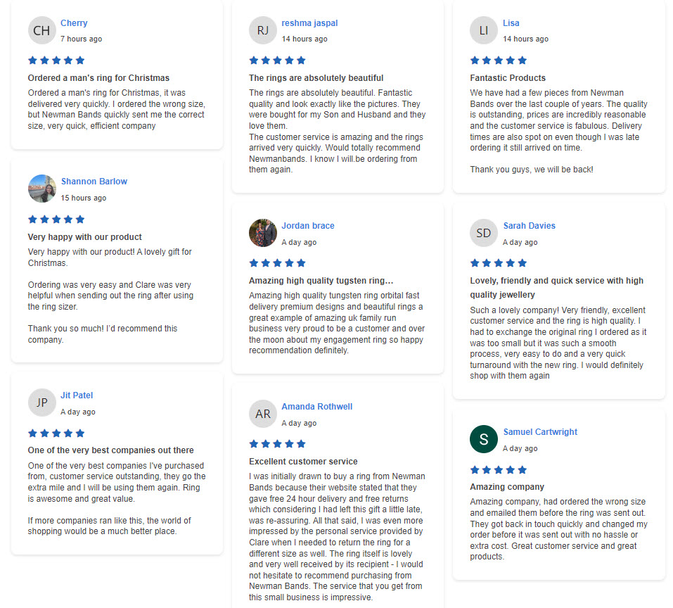 Commentaires 5 étoiles pour les groupes Manzora