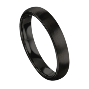 Bague homme en titane noir