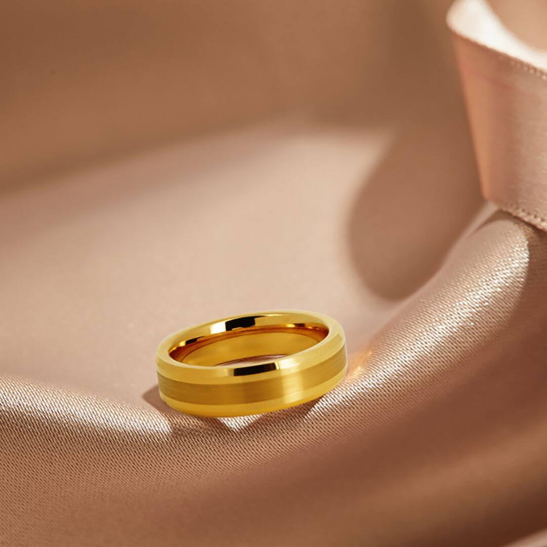 Élégante bague en or pour homme